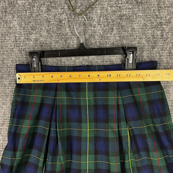 Lands End Skort 6 Womens Plaid Golf Tennis A-Line Short Pleated‎ Active Bottoms - Picture 8 of 12